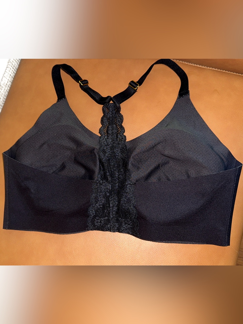 NWOT Knix Lace Racerback Bralette in Black Size XL - Picture 4 of 6